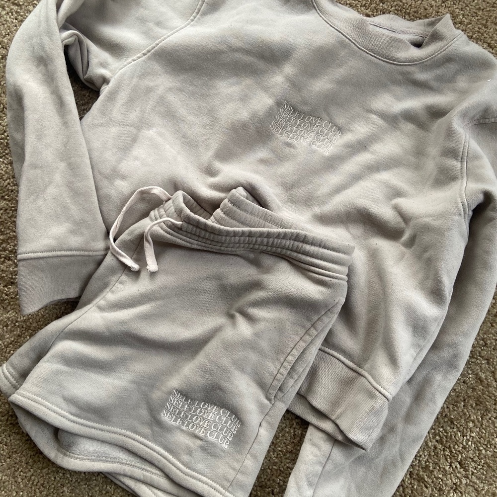 Self love Shorts set